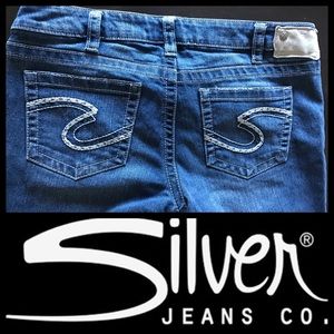 Silver Jeans Aiko Capri W32